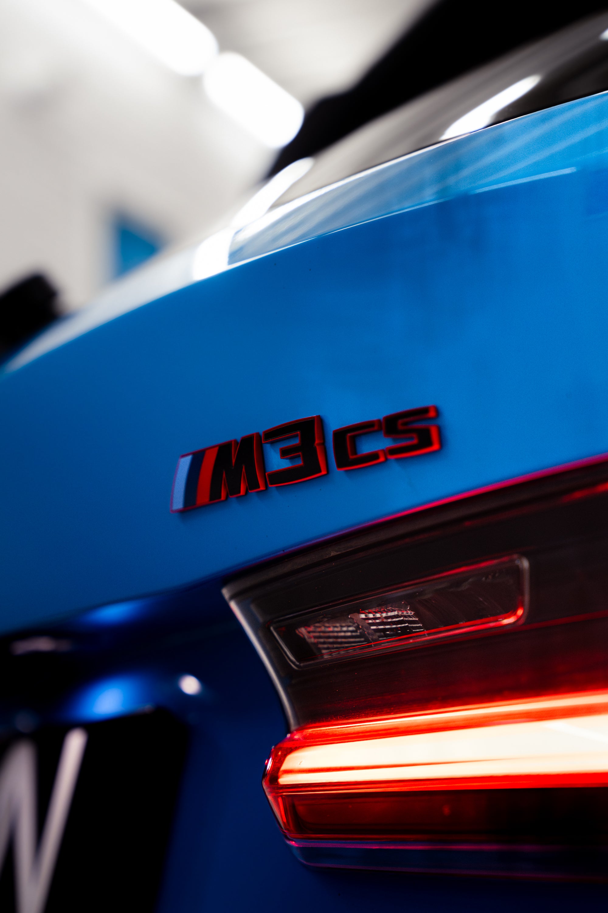 SMN Blue/Orange Keyring compatible with BMW M3 G81 with 700HP