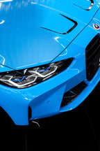 SMN Blue/Orange Keyring compatible with BMW M3 G81 with 700HP