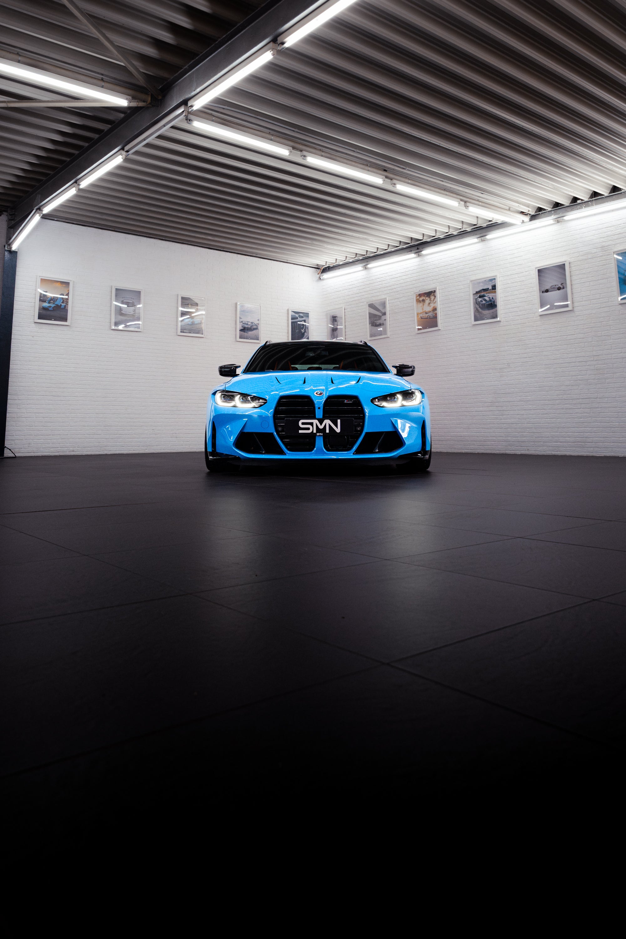 SMN Blue/Orange Keyring compatible with BMW M3 G81 with 700HP