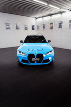 SMN Blue/Orange Keyring compatible with BMW M3 G81 with 700HP