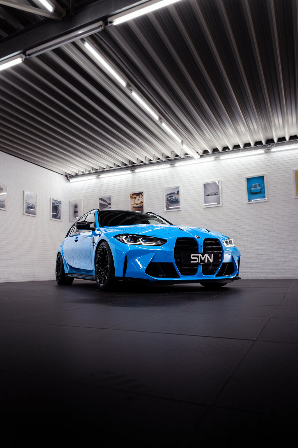 SMN Blue/Orange Keyring compatible with BMW M3 G81 with 700HP