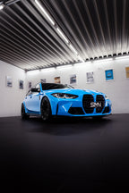 SMN Blue/Orange Keyring compatible with BMW M3 G81 with 700HP