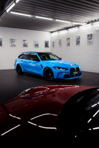 SMN Blue/Orange Keyring compatible with BMW M3 G81 with 700HP