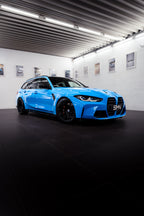 SMN Blue/Orange Keyring compatible with BMW M3 G81 with 700HP