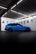 SMN Blue/Orange Keyring compatible with BMW M3 G81 with 700HP