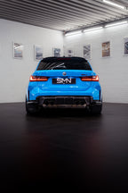 SMN Blue/Orange Keyring compatible with BMW M3 G81 with 700HP