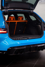 SMN Blue/Orange Keyring compatible with BMW M3 G81 with 700HP