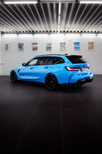 SMN Blue/Orange Keyring compatible with BMW M3 G81 with 700HP