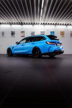 SMN Blue/Orange Keyring compatible with BMW M3 G81 with 700HP