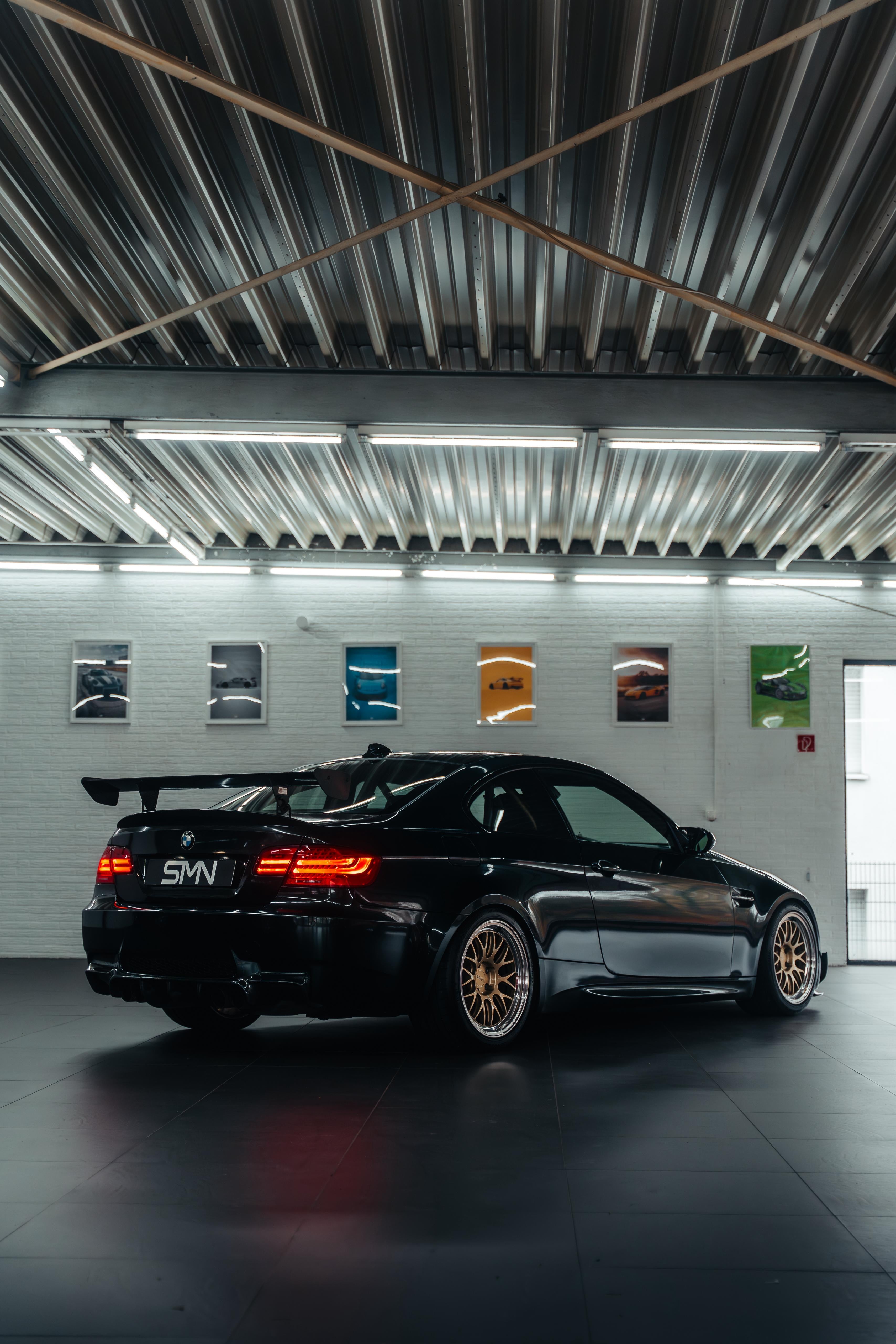 BMW E92 M3 Kompressor – seitliche Heckansicht