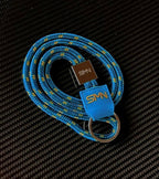 SMN Blue/Orange Keyring compatible with BMW M3 G81 with 700HP
