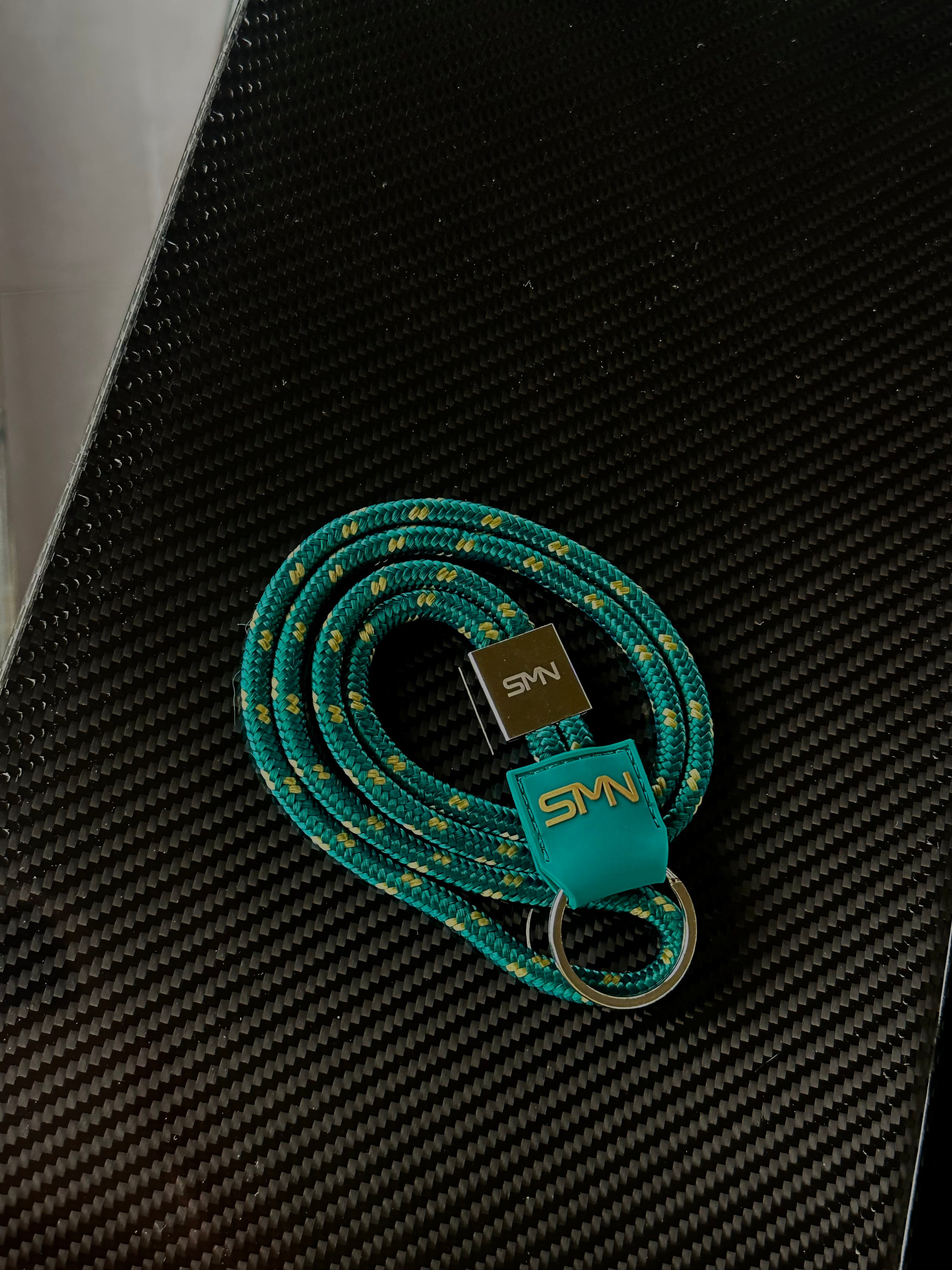 SMN Schlüsselband in Grün-Gold